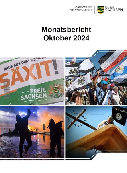 Deckblatt Monatsbericht Oktober 2024